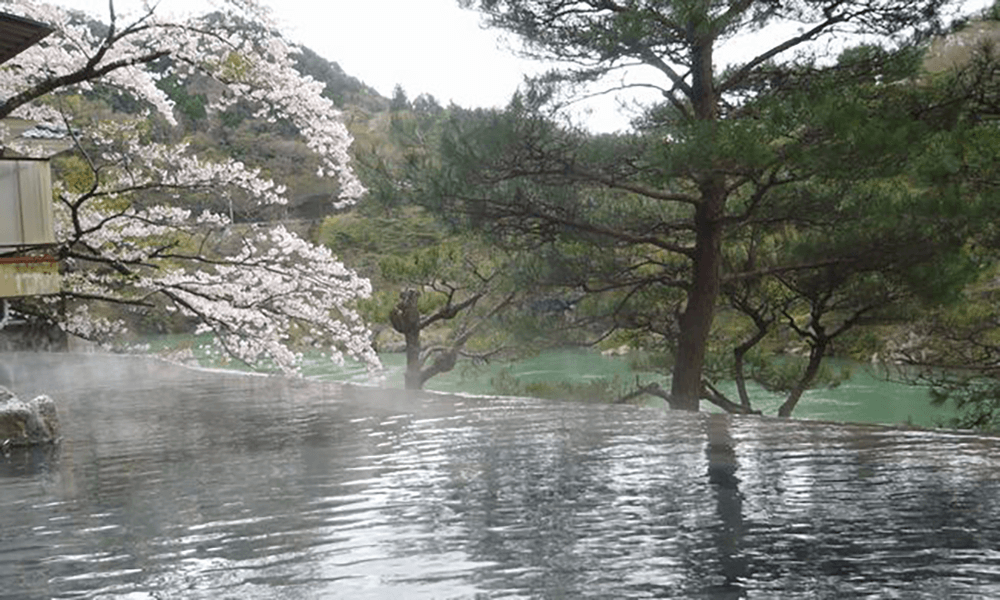 露天風呂 姫の湯「嬉四季湯」
