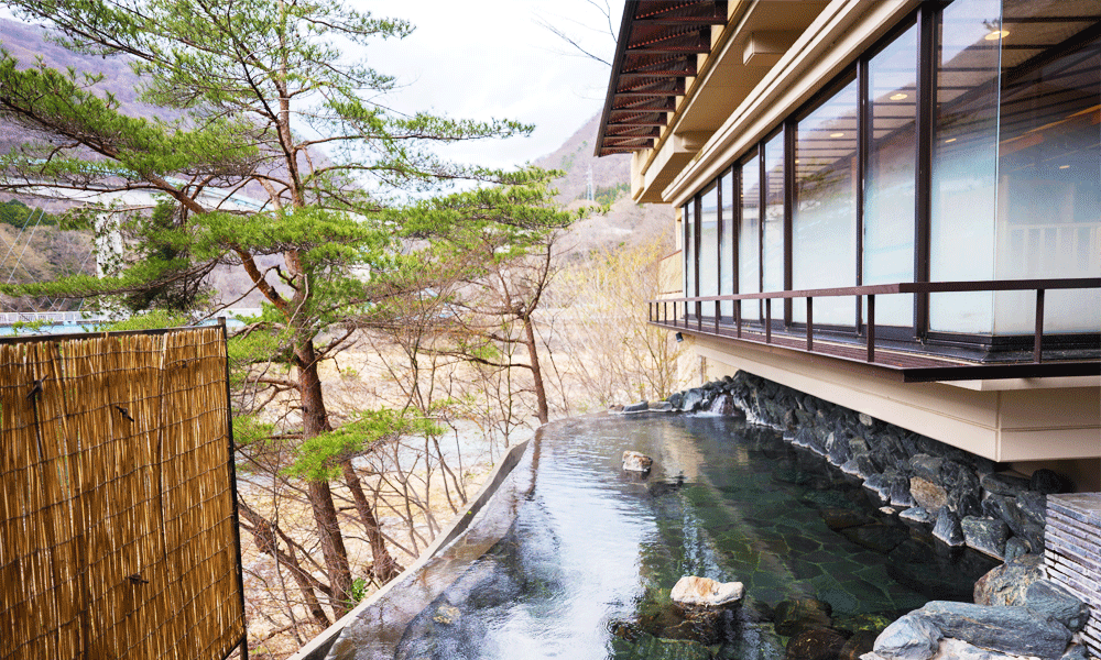 露天風呂 姫の湯「嬉四季湯」